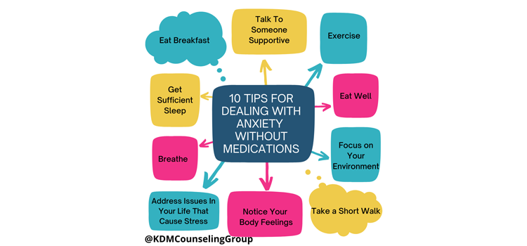 10 Tips for Dealing with Anxiety Without Medication