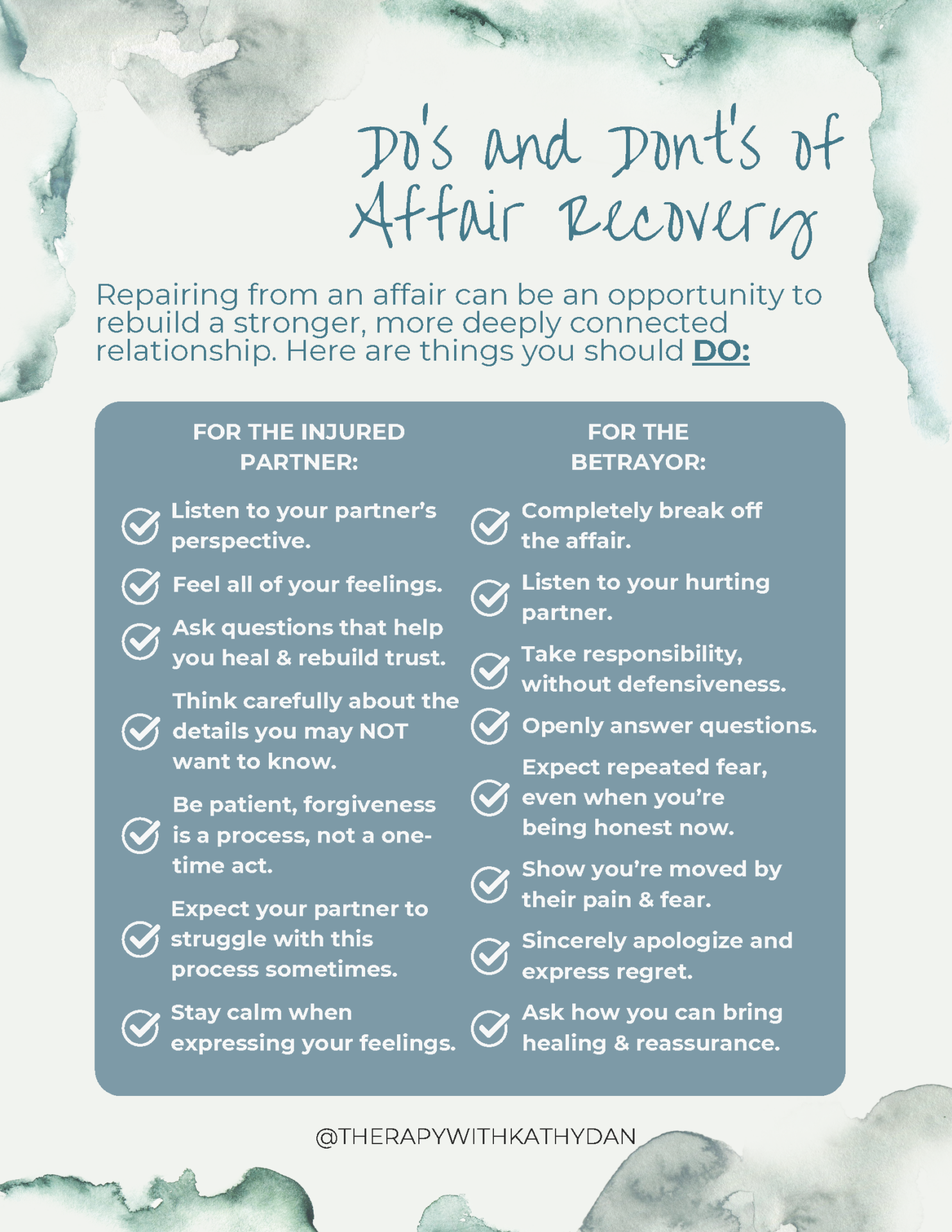 Affair Recovery
